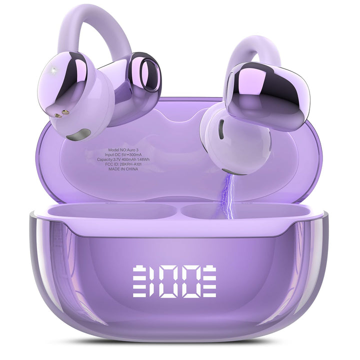 Open Ear Kopfhörer Bluetooth 5.4, Clip On Kopfhörer mit Innovatives Clip-Design, 48Std Spielzeit ohr