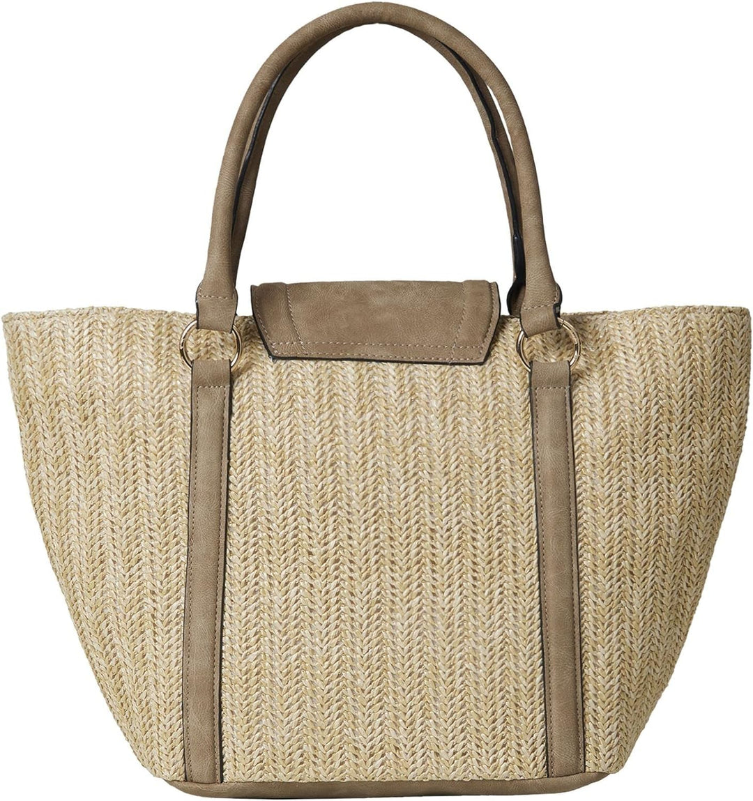 MARCO TOZZI Damen 2-2-81010-28 Handtasche Taupe Comb, Taupe Comb
