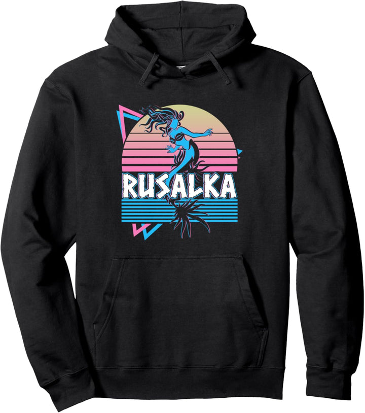 Rusalka Meerjungfrau Slaische Mythologie Slaische Folklore Retro Pullover Hoodie