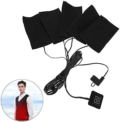 USB Heizmatte, Usb Wärmedecke,USB Elektrische Tuch Heizung, Fünf Tragbare Wasserdichte Faltbare Heiz