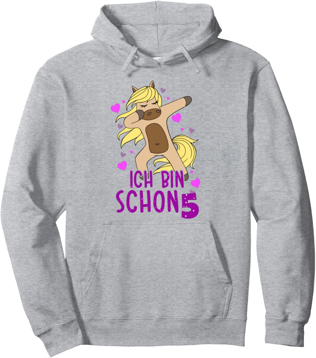 5. Geburtstag Mädchen Reiterin Tochter 5 Jahre Alt Pony Pullover Hoodie