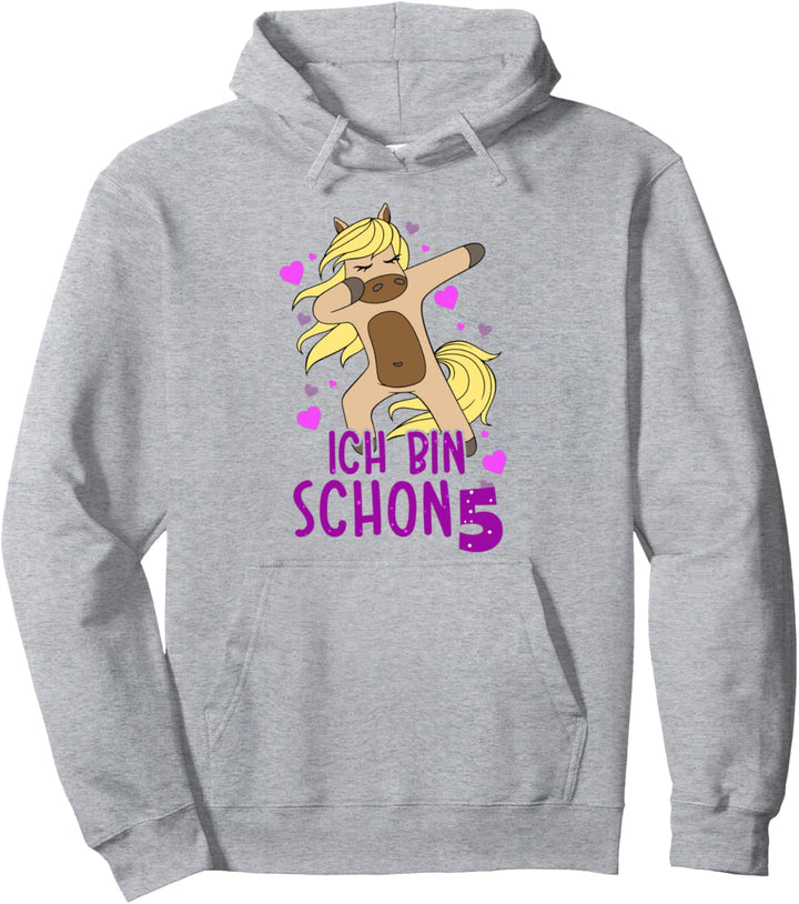 5. Geburtstag Mädchen Reiterin Tochter 5 Jahre Alt Pony Pullover Hoodie