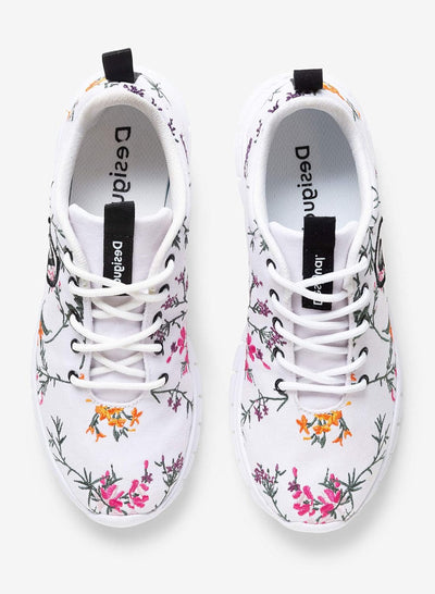 Desigual Sneaker Running Embroidery Gardens 20SUUK03 1000 (37)