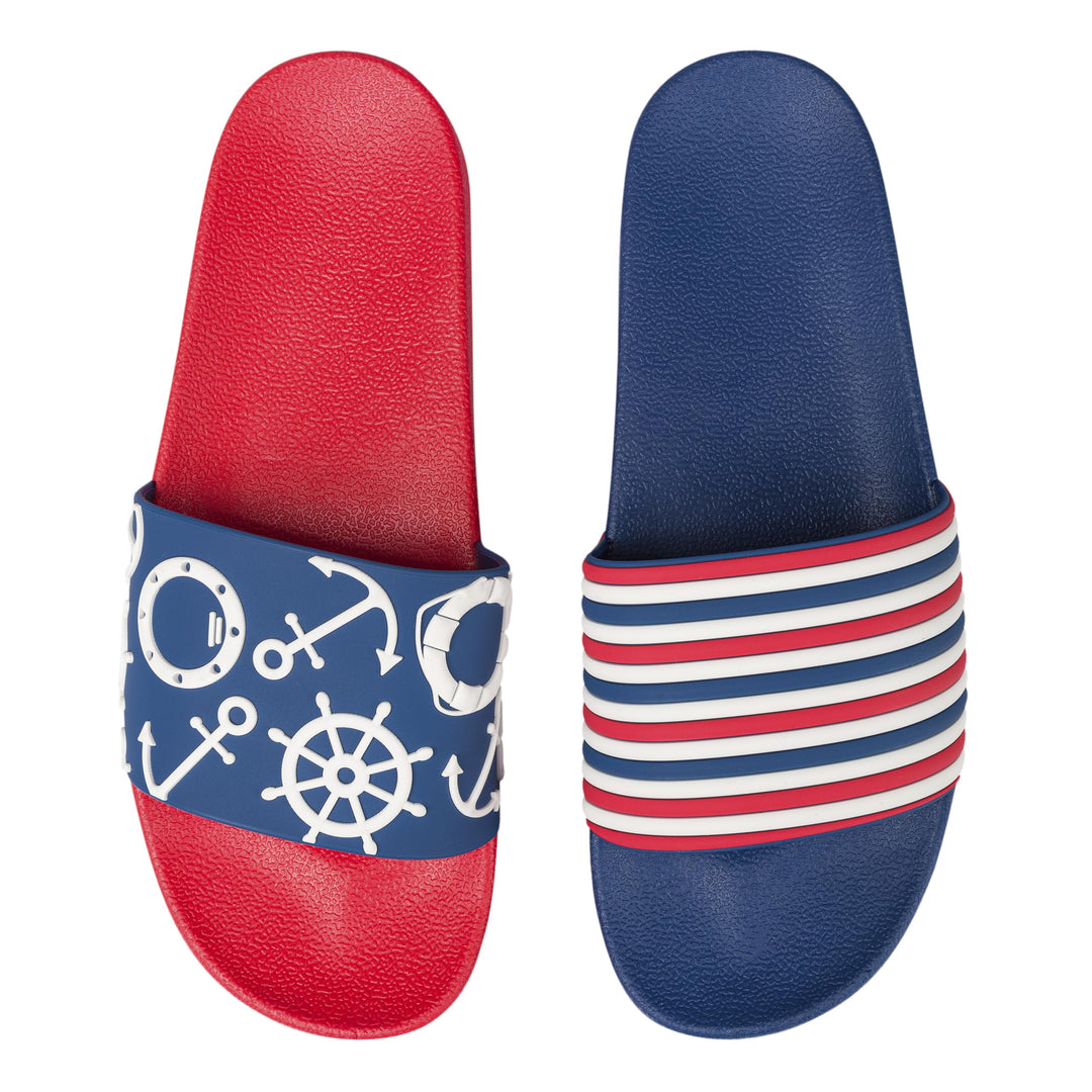 Dedoles Badeschuhe & Hausschuhe Damen Herren & Kinder Badesandalen lustige Designs Bücher Kaffee Par