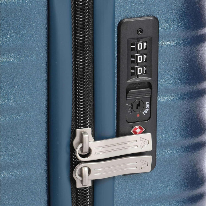 RONCATO Wave - 4-Rollen-Kabinentrolley 45 cm (Easyjet Handgepäck) denim Petrol Cabina 45, Petrol Cab