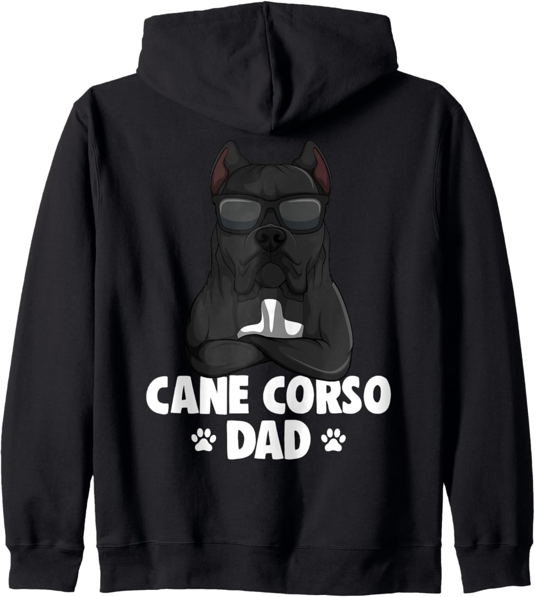 Cane Corso Hunde Papa Kapuzenjacke