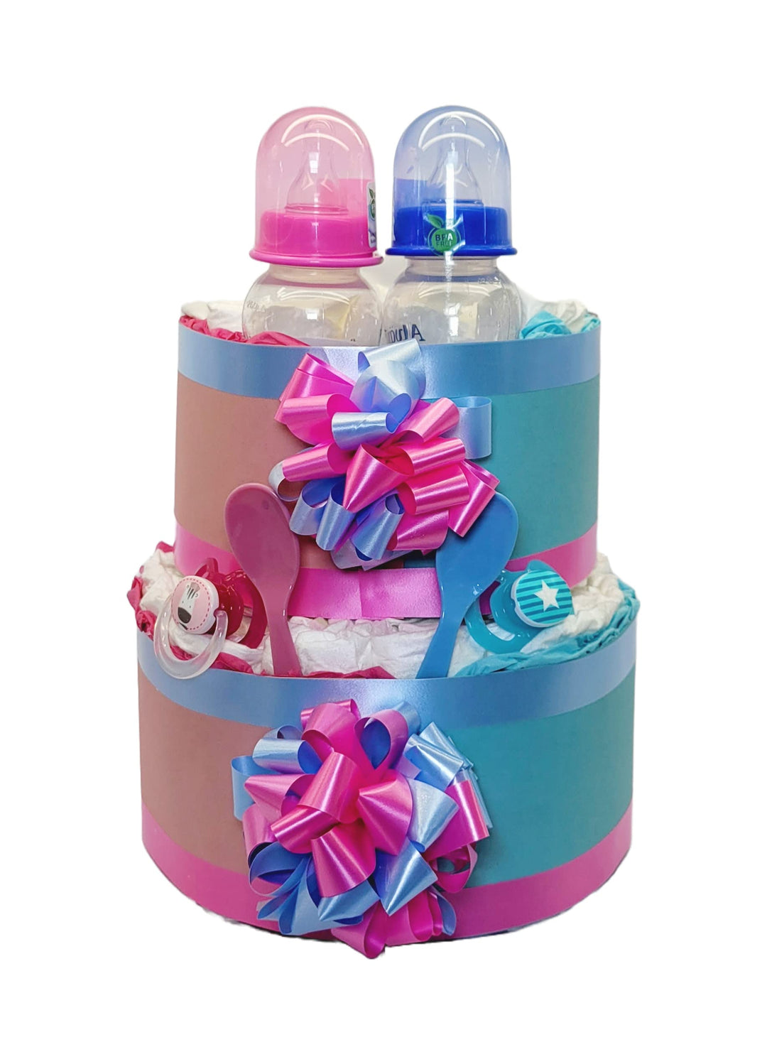 Windeltorte Zwillinge | Das perfekte Geschenk zur Geburt & Taufe