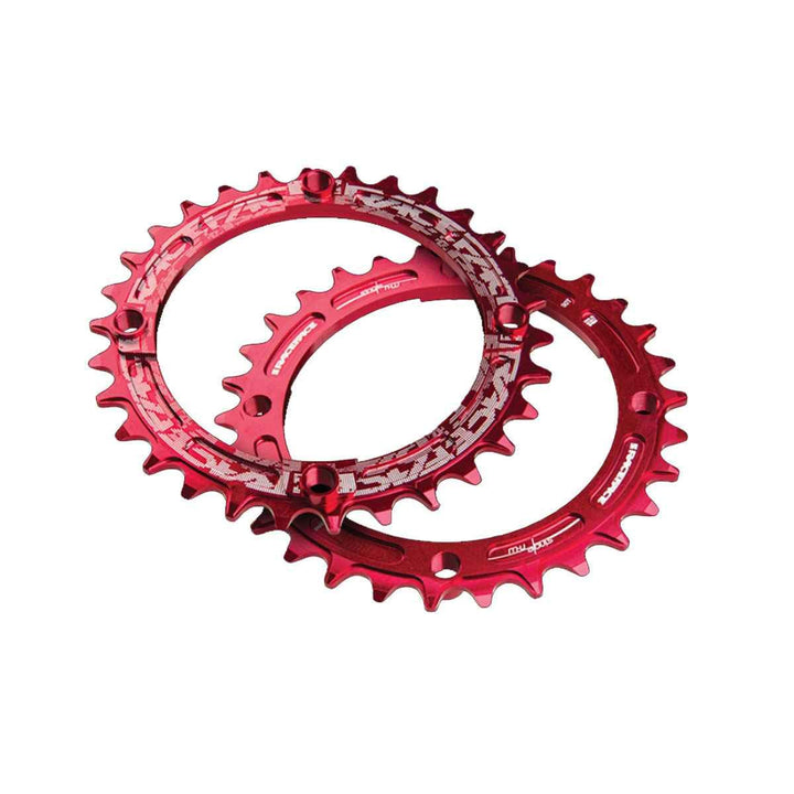 Race Face schmales breites Einzel-Kettenblatt 104 x 36T Rot, 104 x 36T Rot