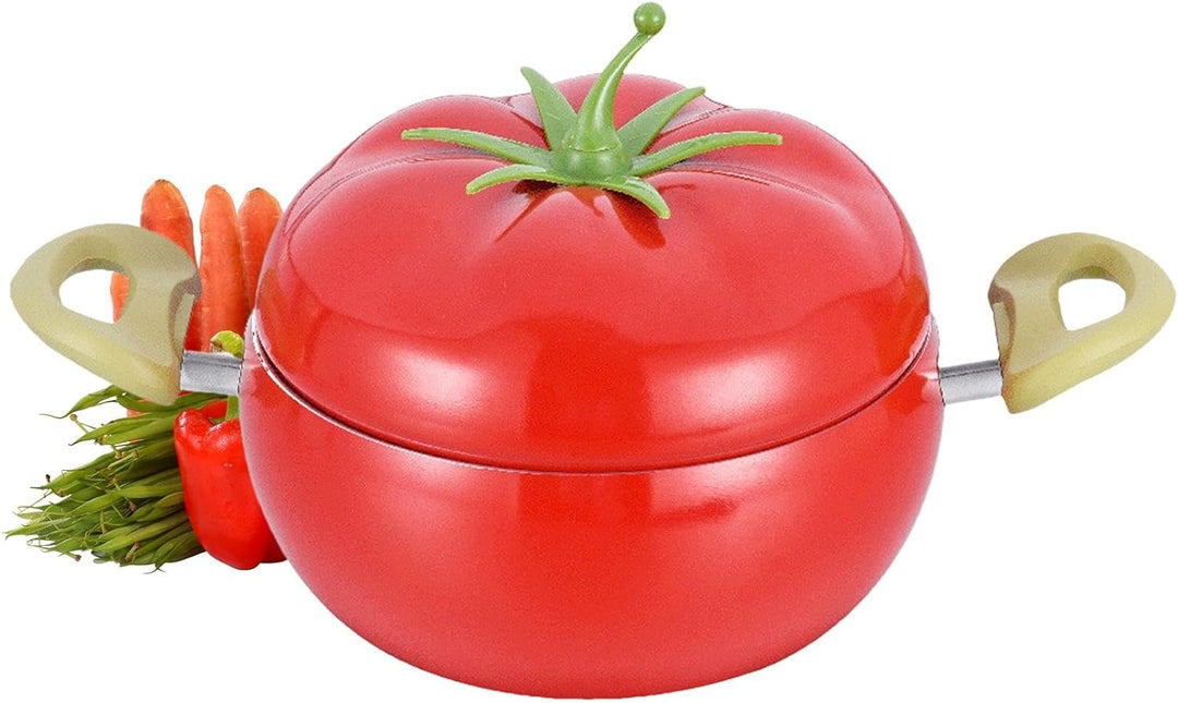 Kochtopf Mit Tomatenform - Kreatives Fruchtförmiges Kochgeschirrpfanne | Nicht Stick Tomaten Topf Mi