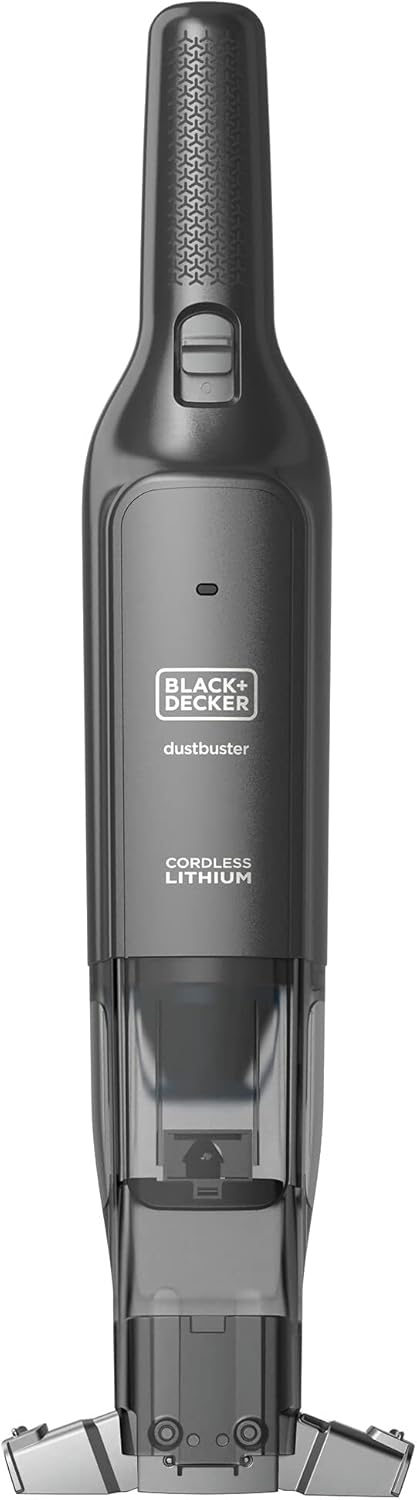BLACK+DECKER Akku-Handstaubsauger Dustbuster Slim HLVC320J11 (12V, 2.0Ah, beutellos & kabellos, mit