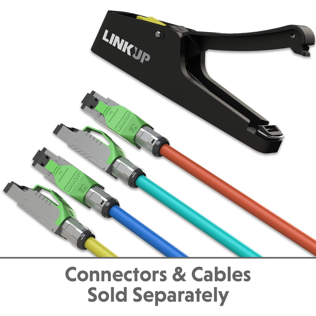 LINKUP - Easy Press Connector Tool für LINKUP Cat8/Cat6A RJ45 Geschirmte Druckguss-Metall Easy Field