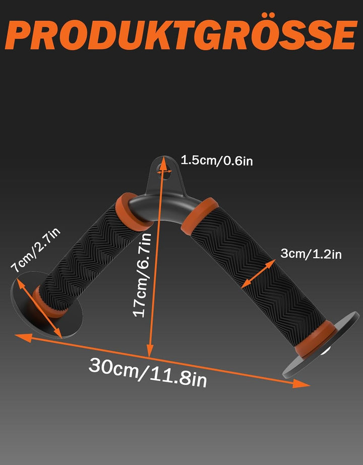 Fitarc Tricep V Bar Cable Attachment-Orange