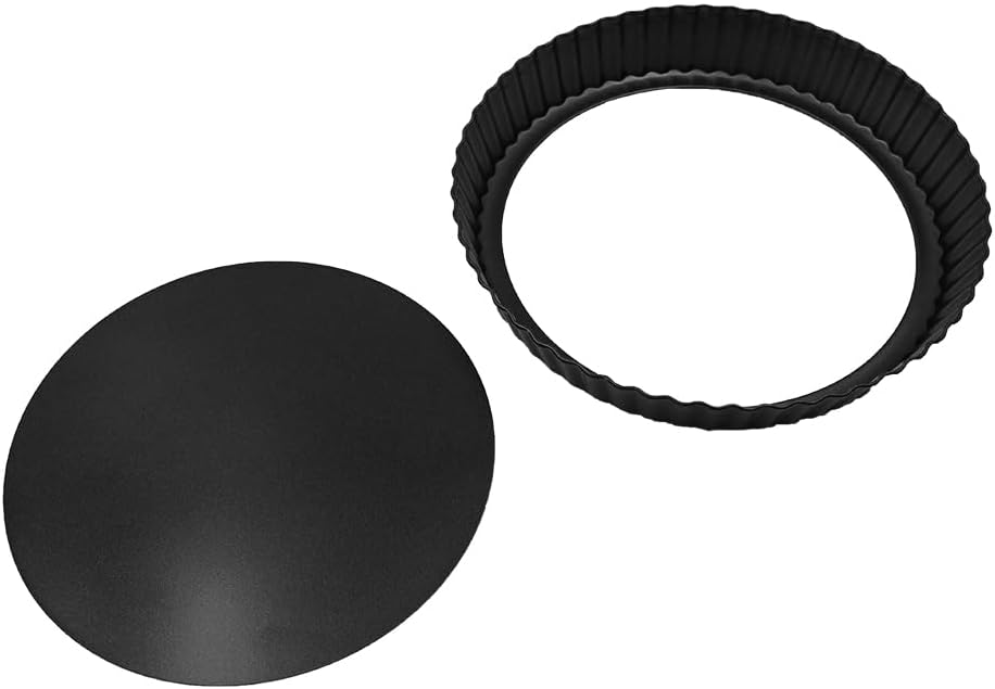 Namvo Quicheform 20 cm, hochwertiges Quicheform- und Tarteform-Set, antihaftbeschichtete Backform au