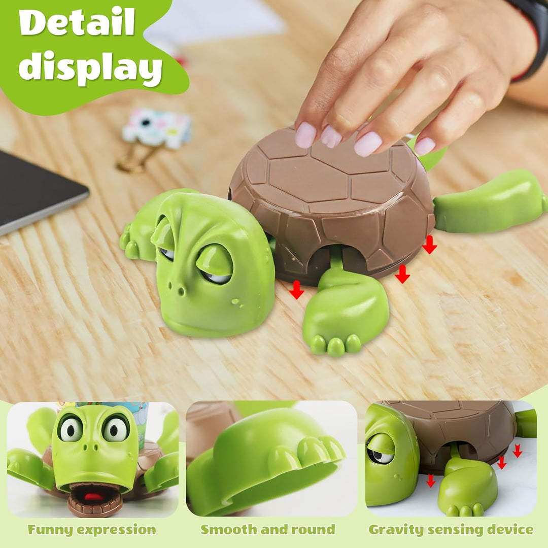 2 Stück Turtle Coaster, 3D-Gedruckter Schildkröten-Untersetzer,lustigem Gesicht Schildkröte Coasters