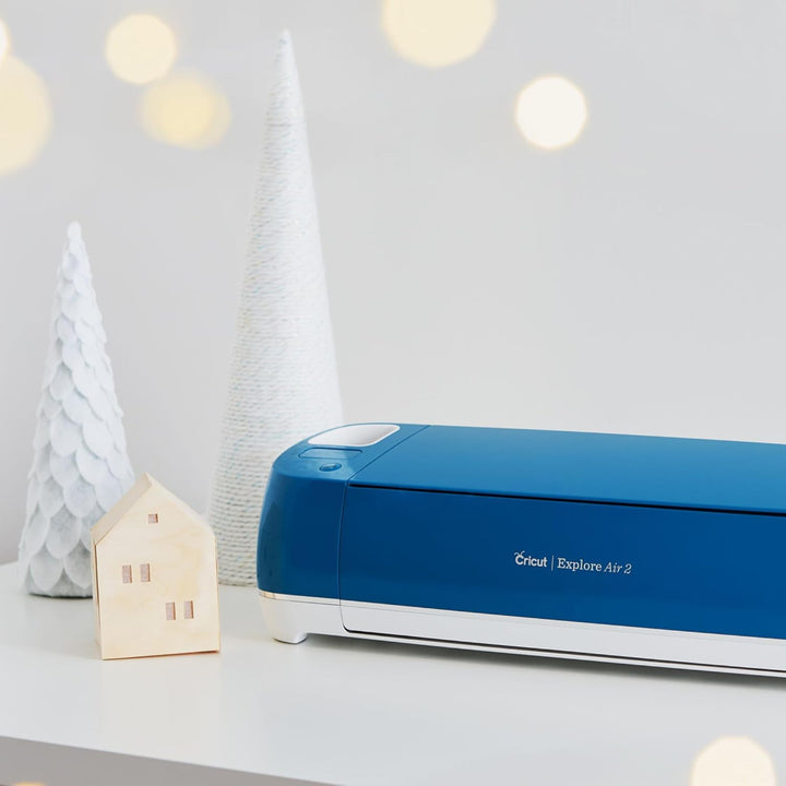 Cricut 2011026 Smart-Schneidemaschine (Pfauenblau), Vinyl, Peacock Blue, Explore Air 2| 2024 Limited
