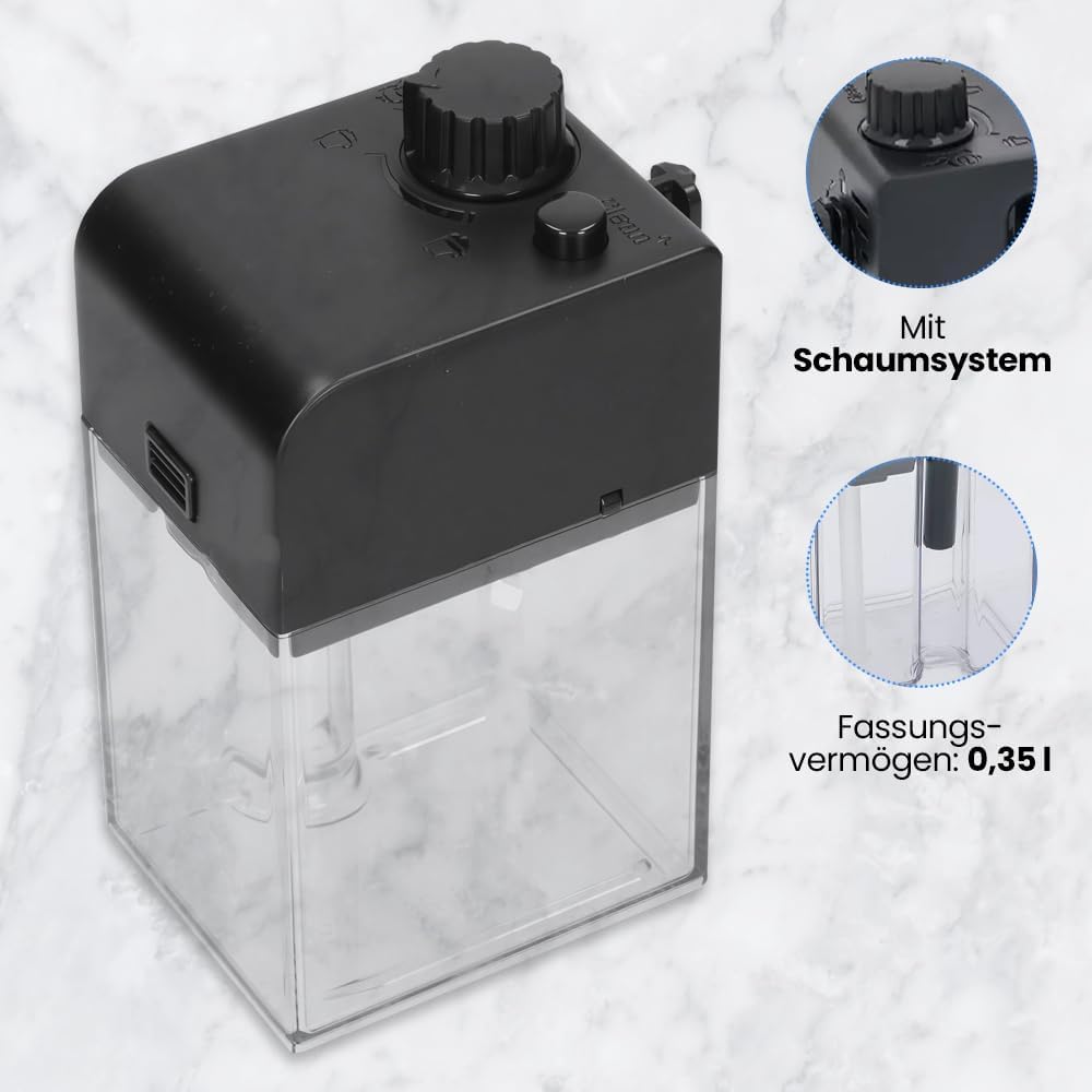 Anakel home Milchaufschäumer 7313238361/5513224751, kompatibel mit DeLongui Lattissima EN520 EN550,