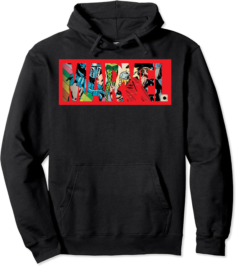 Marvel Thor Comic Logo Fill Pullover Hoodie