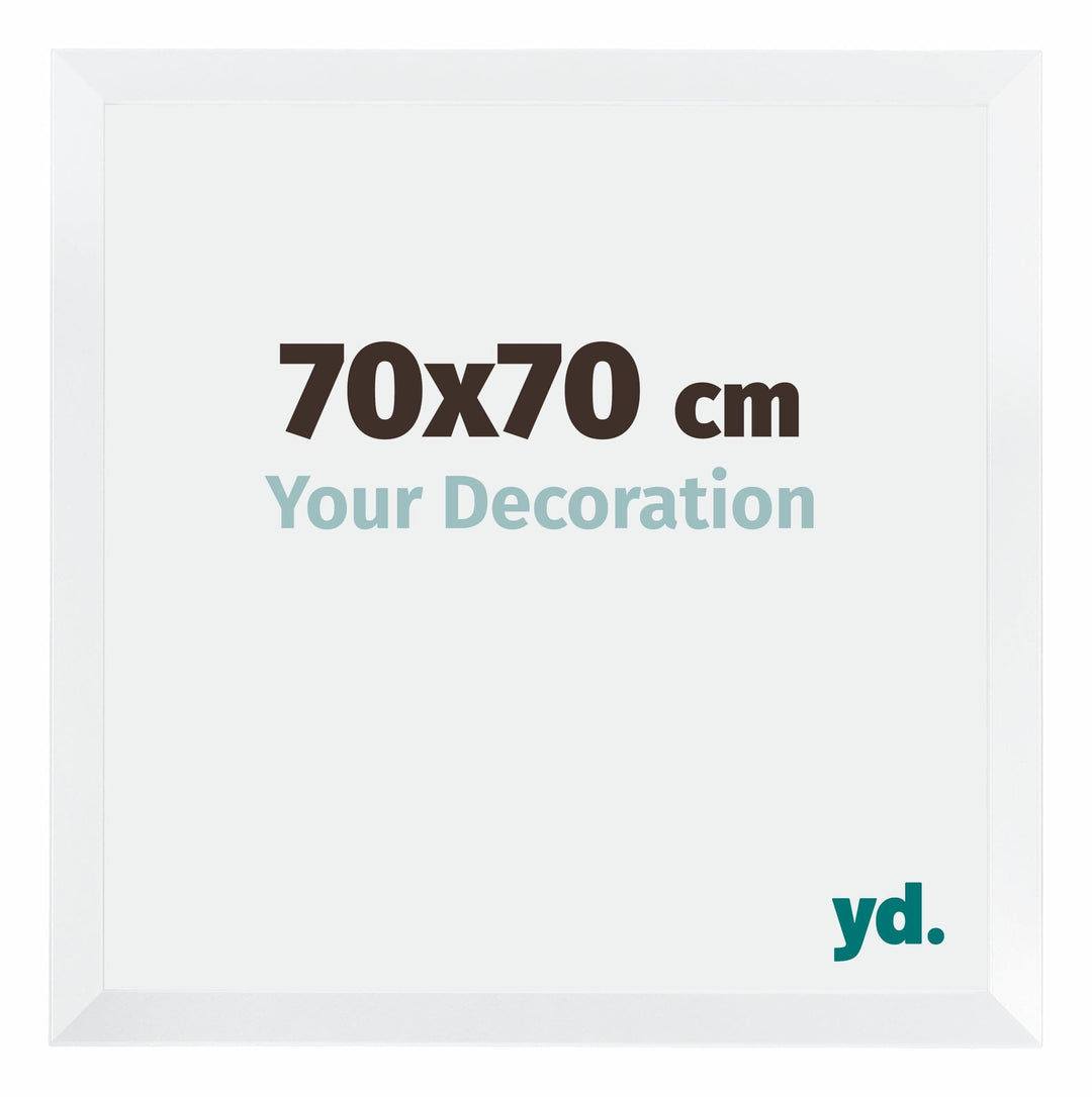 yd. Your Decoration - Bilderrahmen 70,00x70,00 cm - Bilderrahmen aus MDF mit Acrylglas - Antireflex