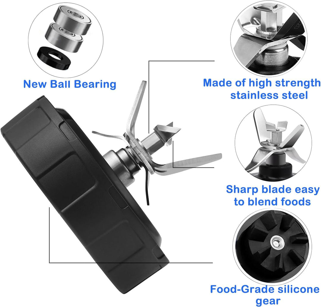 Mixer Ersatzteile Klingen Kompatibel mit Ninja Auto-iQ Küchenmaschine & Mixer BN800EU BN750EU BN495E