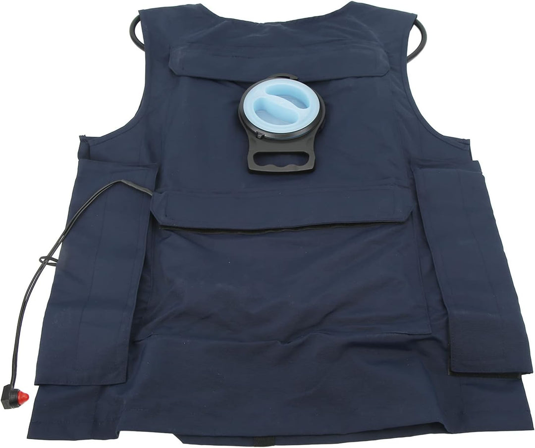 SALALIS Kühlweste Kühljacke Wasserzirkulationskühlung Polyester Einstellbare Dichtigkeit Kühlweste f