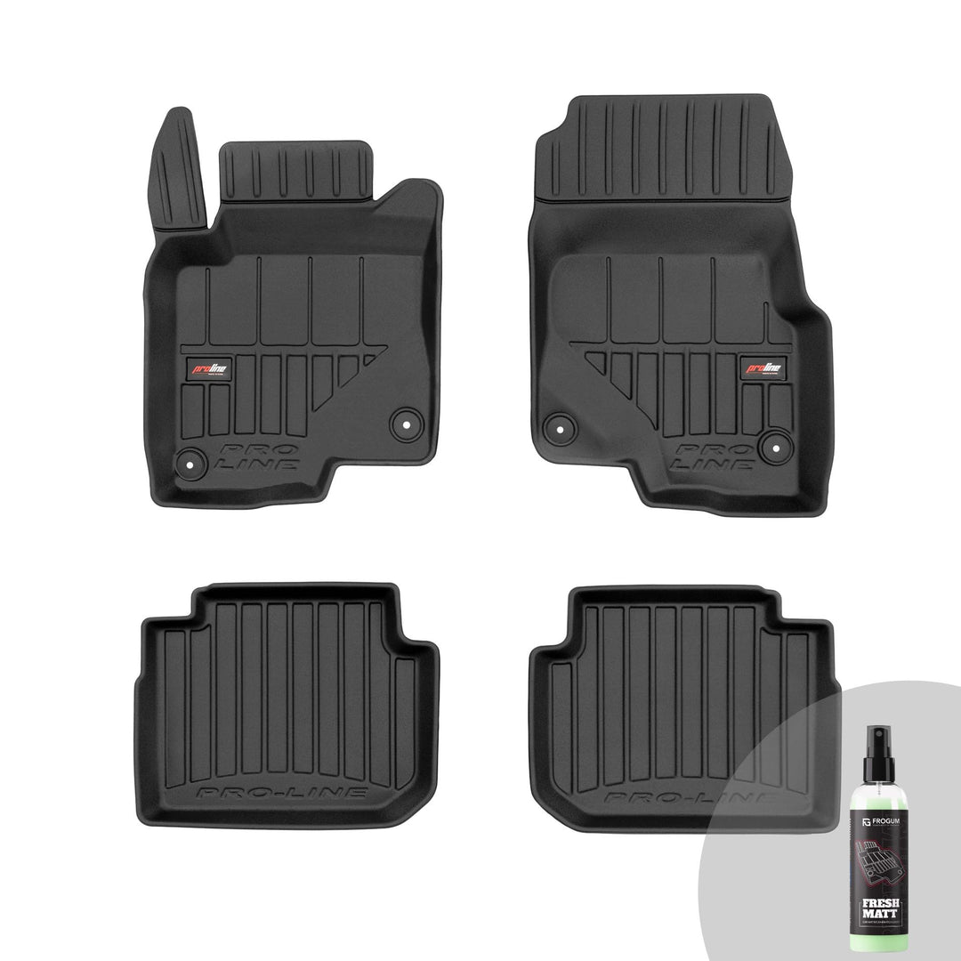 FROGUM ProLine 3D Gummimatten Exklusiven Auto Fussmatten Autofussmatten für Smart Forfour I 2004-200