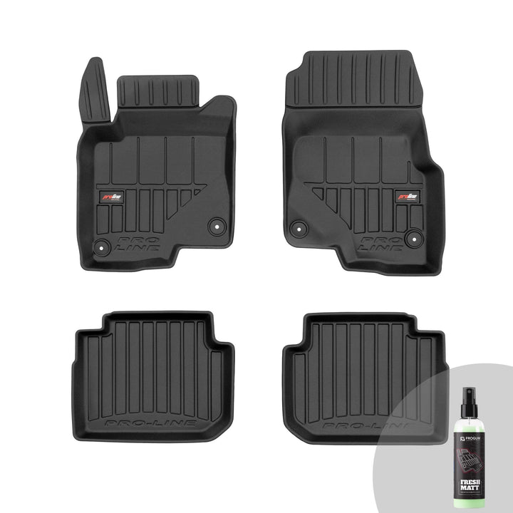 FROGUM ProLine 3D Gummimatten Exklusiven Auto Fussmatten Autofussmatten für Smart Forfour I 2004-200