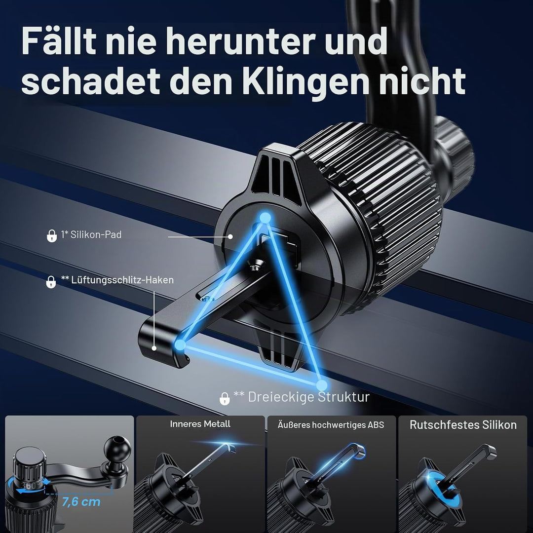 Z Fold 6 5 4 3 2 Autohalterung, [2 Formen und Dicke Schutzhüllefreundlich] Schwerkraft-Handyhalterun