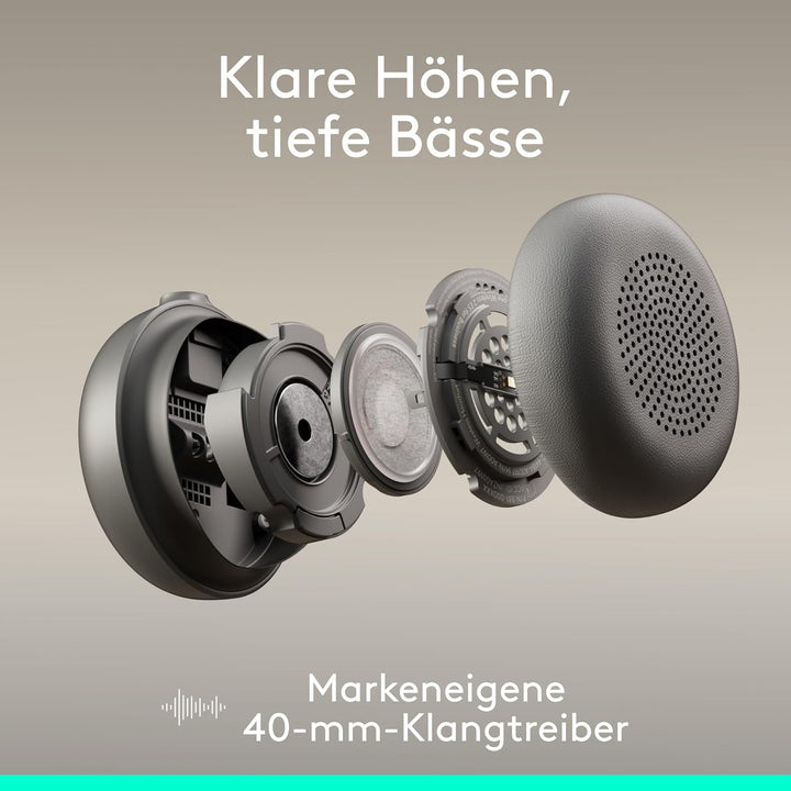 Logitech Zone Wireless 2 ES for Business – Kabelloses Headset mit Geräuschunterdrückung und Adaptive
