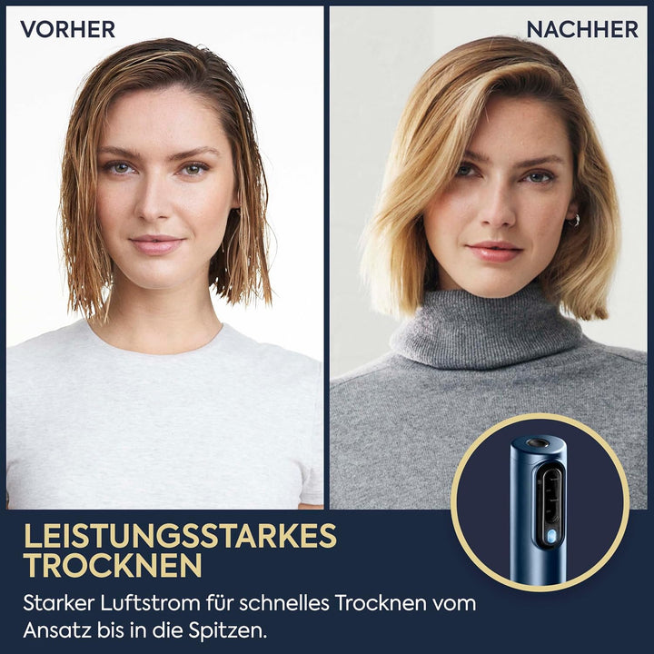 BaByliss Air Wand - Haartrockner, Glätteisen and Styler in einem, Wet to Dry, Anti-Frizz Ionen-Techn