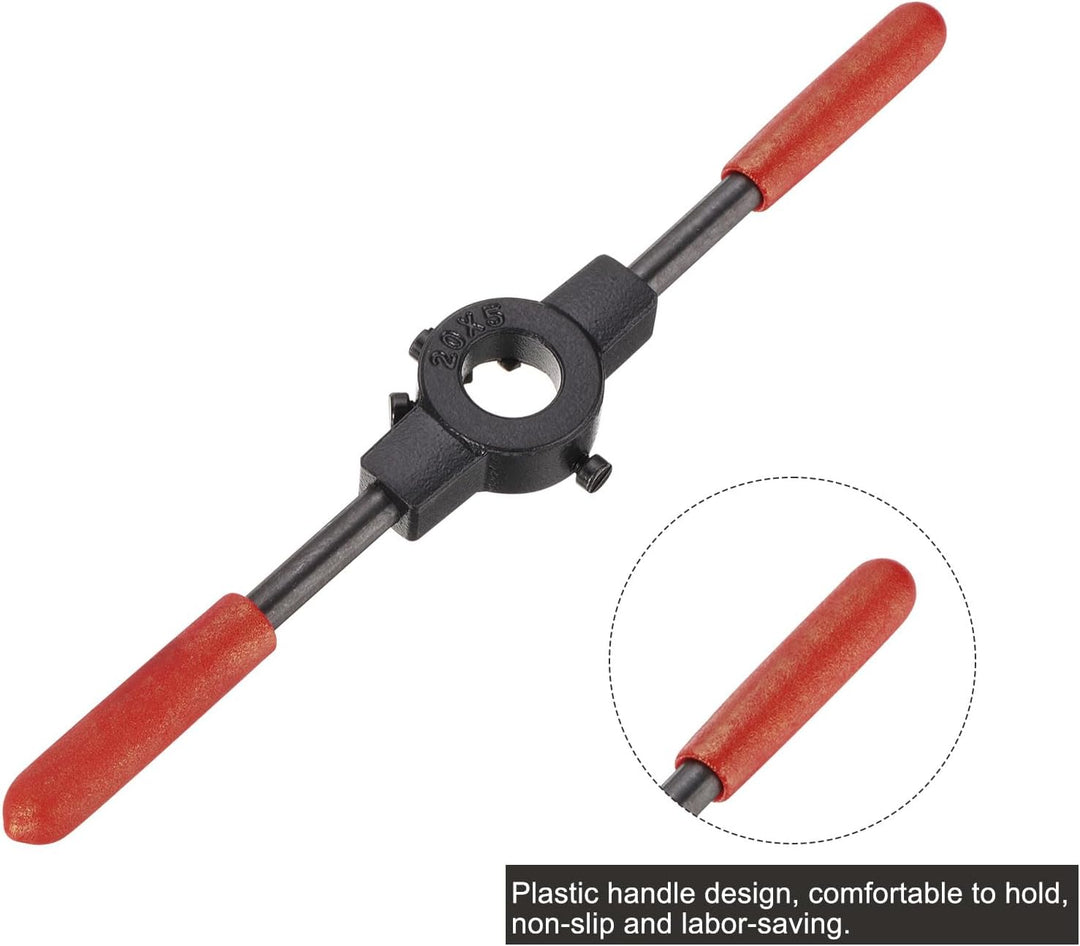 QUARKZMAN 10-24 UNC Gewindebohrer und Schneideisen Set 20mm Gewindebohrer set Runder Schneideisenhal