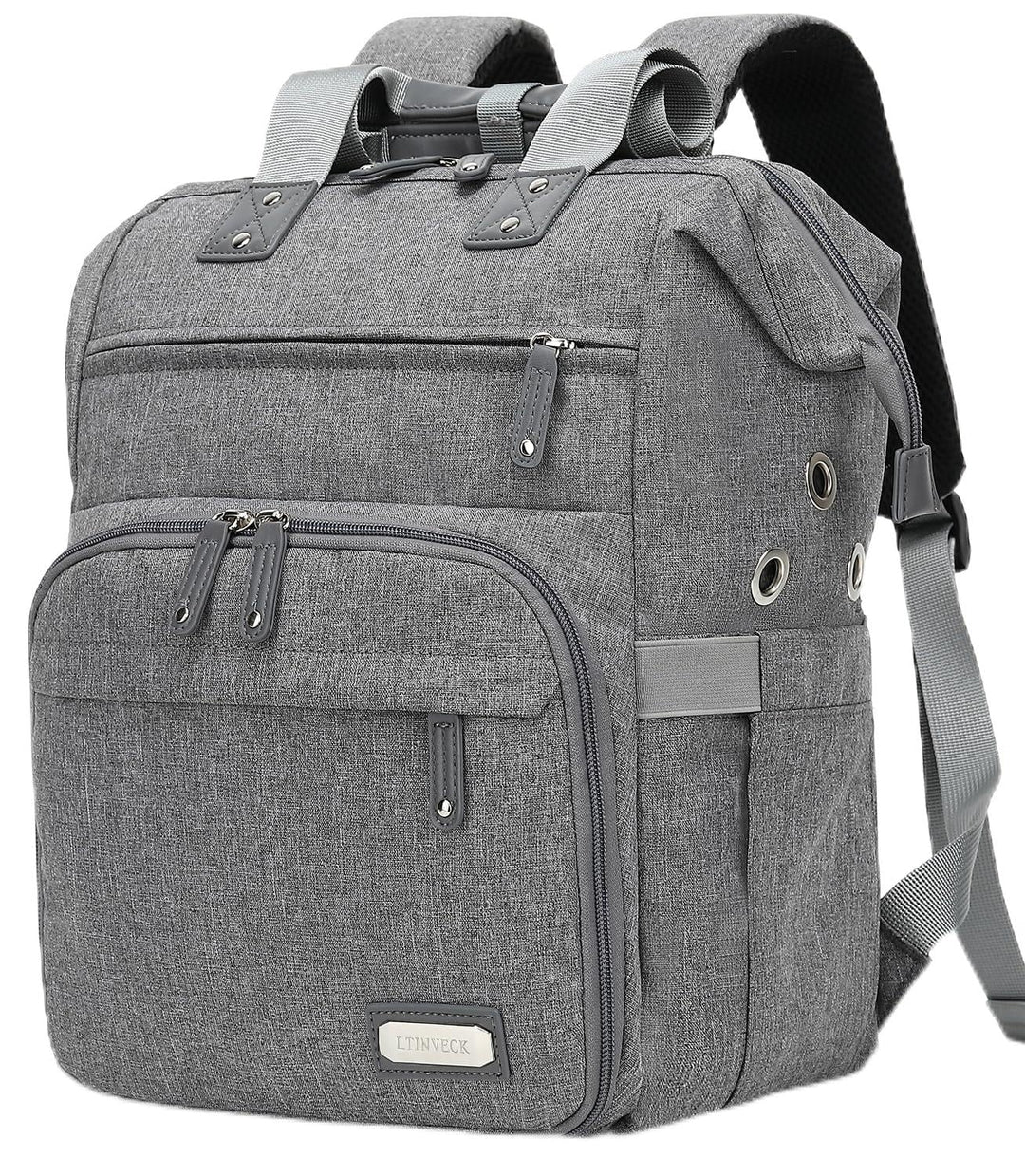 Stricktasche Rucksack, Garnaufbewahrung, Organizer, Reise-Häkeltasche mit USB-Ladeanschluss, grosse