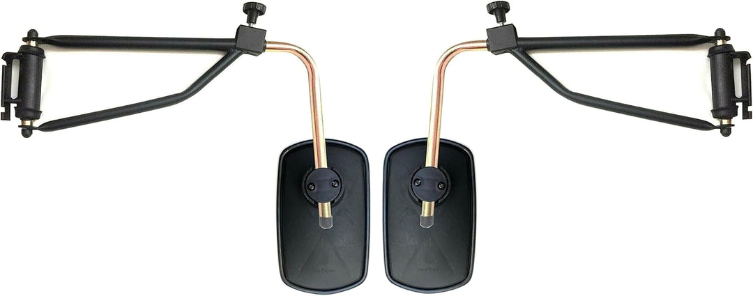 2x Aussenspiegel 260x155 mm ø14-30 mm E20 und Spiegelhalter für Traktor LKW Bagger
