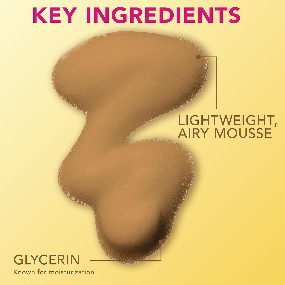 Jergens Natural Glow Instant Sun Sunless Tanning Mousse, DARK (Selbstbräuner)