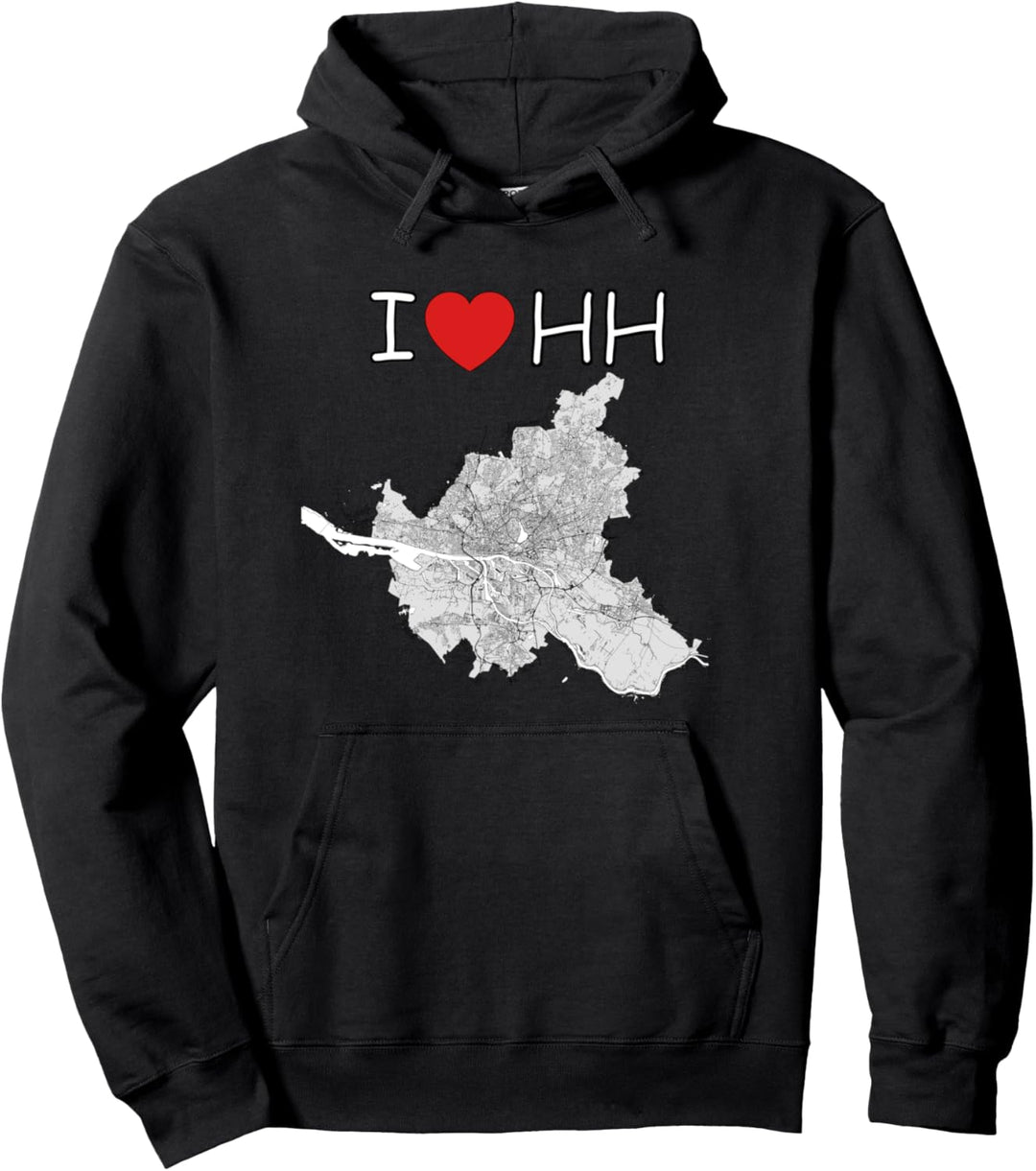 Ich liebe Hamburg - I love Hamburg Pullover Hoodie