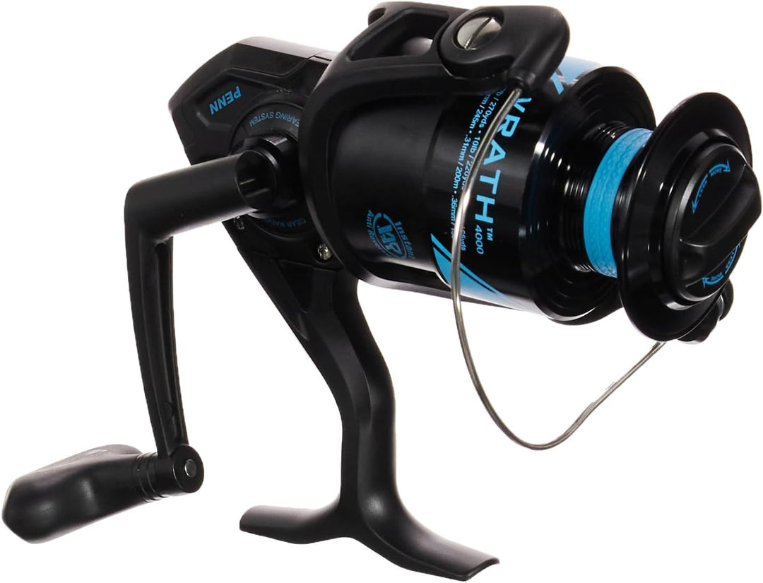 Penn Wrath Rolle 5000 - Spinnrolle, Angelrolle für das Fischen an der Küste, Stationärrolle fürs akt