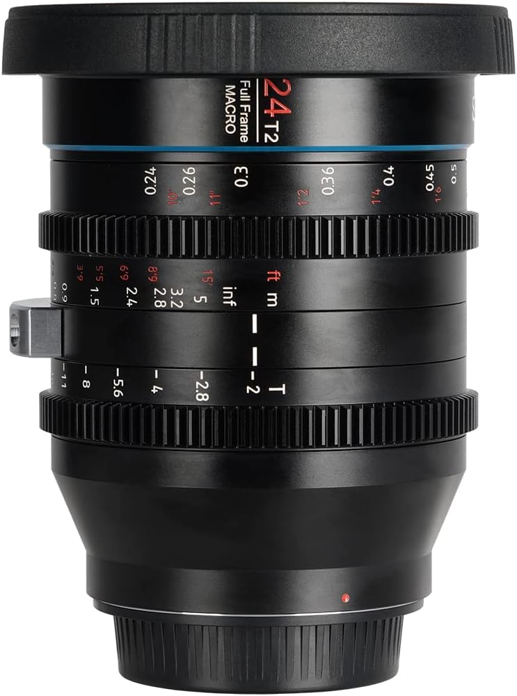 SIRUI 24mm Jupiter Macro T2 Vollformat Cine Prime Objektiv, für PL-Mount-Kameras, Kompatibel mit Ale