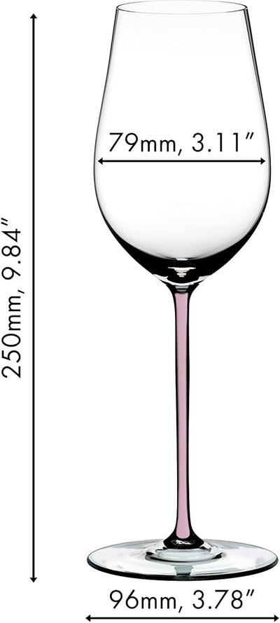 Riedel Fatto A Mano Riesling Glas, 1 Stück, Pink, Riesling