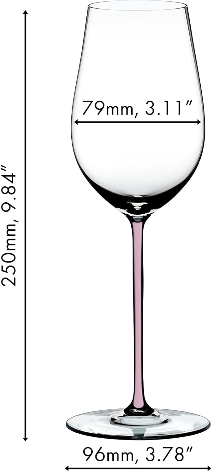 Riedel Fatto A Mano Riesling Glas, 1 Stück, Pink, Riesling