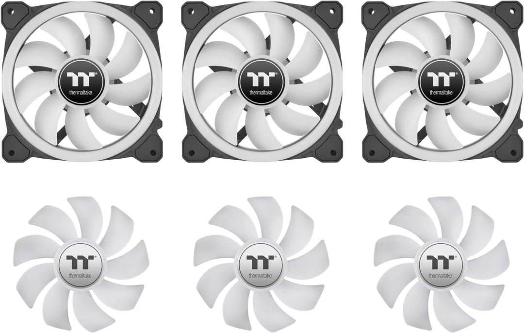 Thermaltake Swafan 14 RGB Lüfter | TT Premium 3er Pack | 140 mm |wechselbare Lüfterblätter 140mm Sch