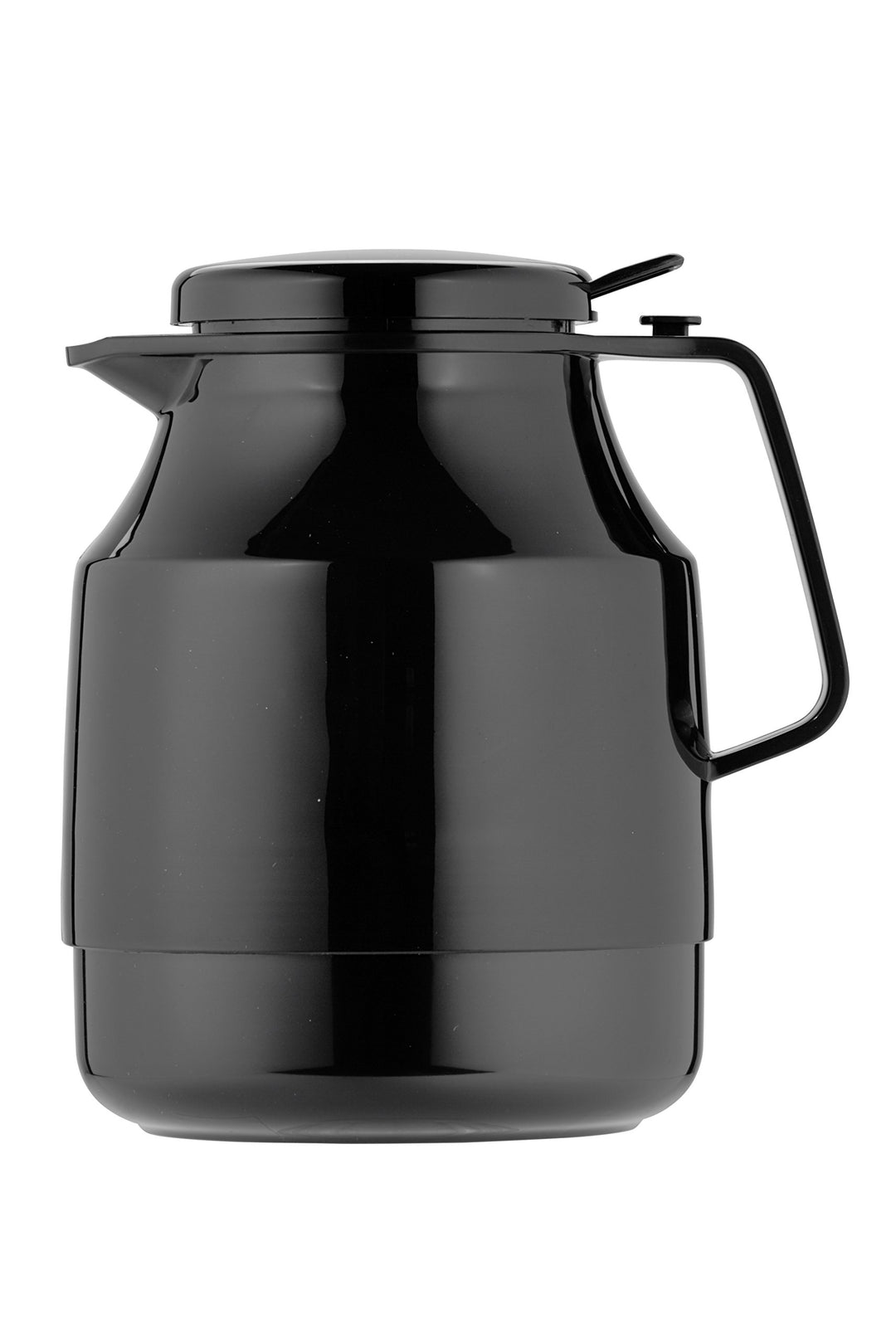 Helios Tea Boy Push Vakuum Krug schwarz 1,3 Liter Schwarz 1.3 Litre, Schwarz 1.3 Litre