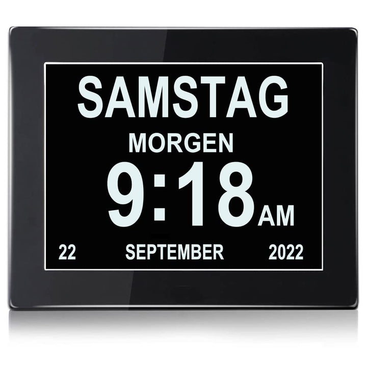 Digital Wecker, Digitaler Kalender Tag Uhr Für, Demenz, sehschwachen Gelesen Werden, Kinder, Seniore