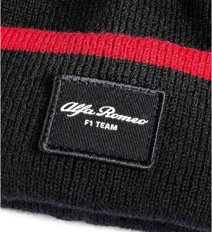 Alfa Romeo Racing F1 2023 Team Beanie Black, Schwarz, Einheitsgr��e