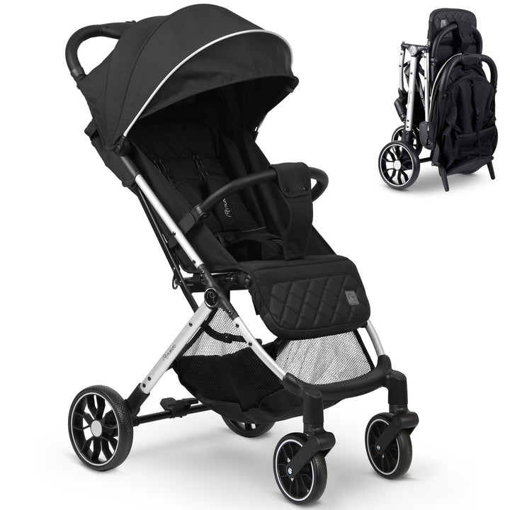 Nukido Kinder Wagen Kinderwagen Babywagen Bis 15 kg Grosse Räder Sitzbuggy Buggy Zusammenklappbar Ha