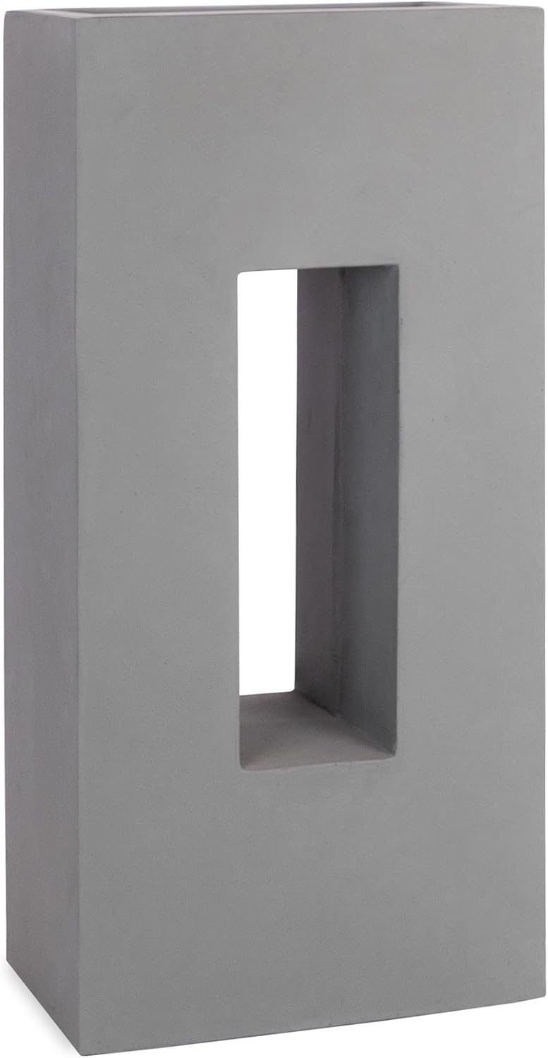 Pflanzwerk® Pflanzkübel Vista Grau 92x45x27cm *Frostbeständig* *UV-Schutz* *Qualitätsware*, 92x45x27