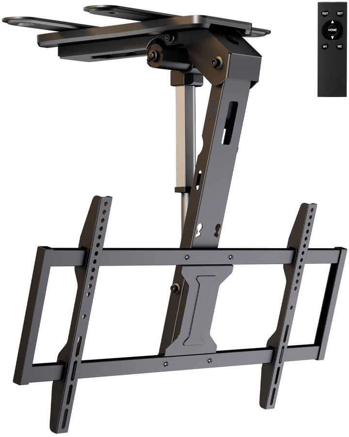 TV-Deckenhalterung Elektrisch für 37-86 Zoll - TV Halterung Decke Elektrisch Klappbar, Neigbar, Mit