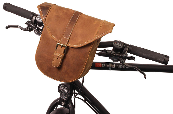Gusti Lenkertasche Umhängetasche Félicia B.Fahrradtasche inkl. Platte Lenkertasche Umhängetasche Han