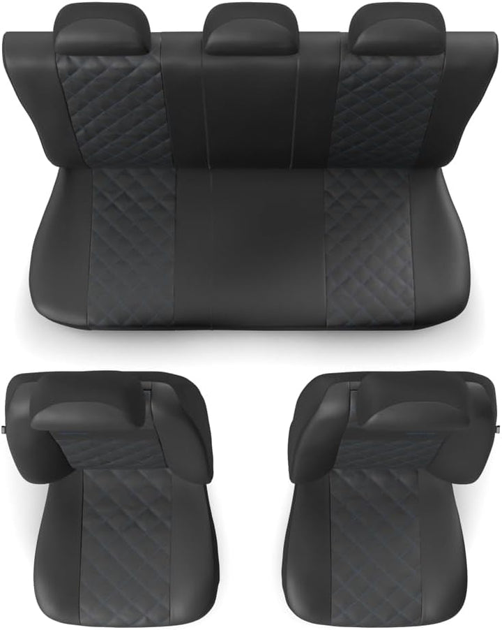 Mossa - Universal Sitzbezüge Auto kompatibel mit VW Volkswagen Caddy II, III, IV, V (1995- ) - Autos