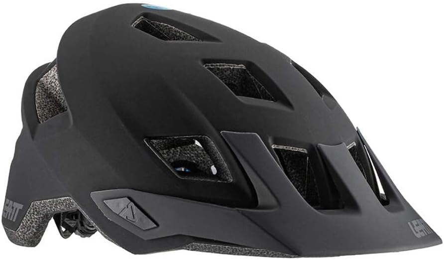Leatt Enduro MTB-Helm 1.0 V21.1 MTN Schwarz Schwarz M, Schwarz M