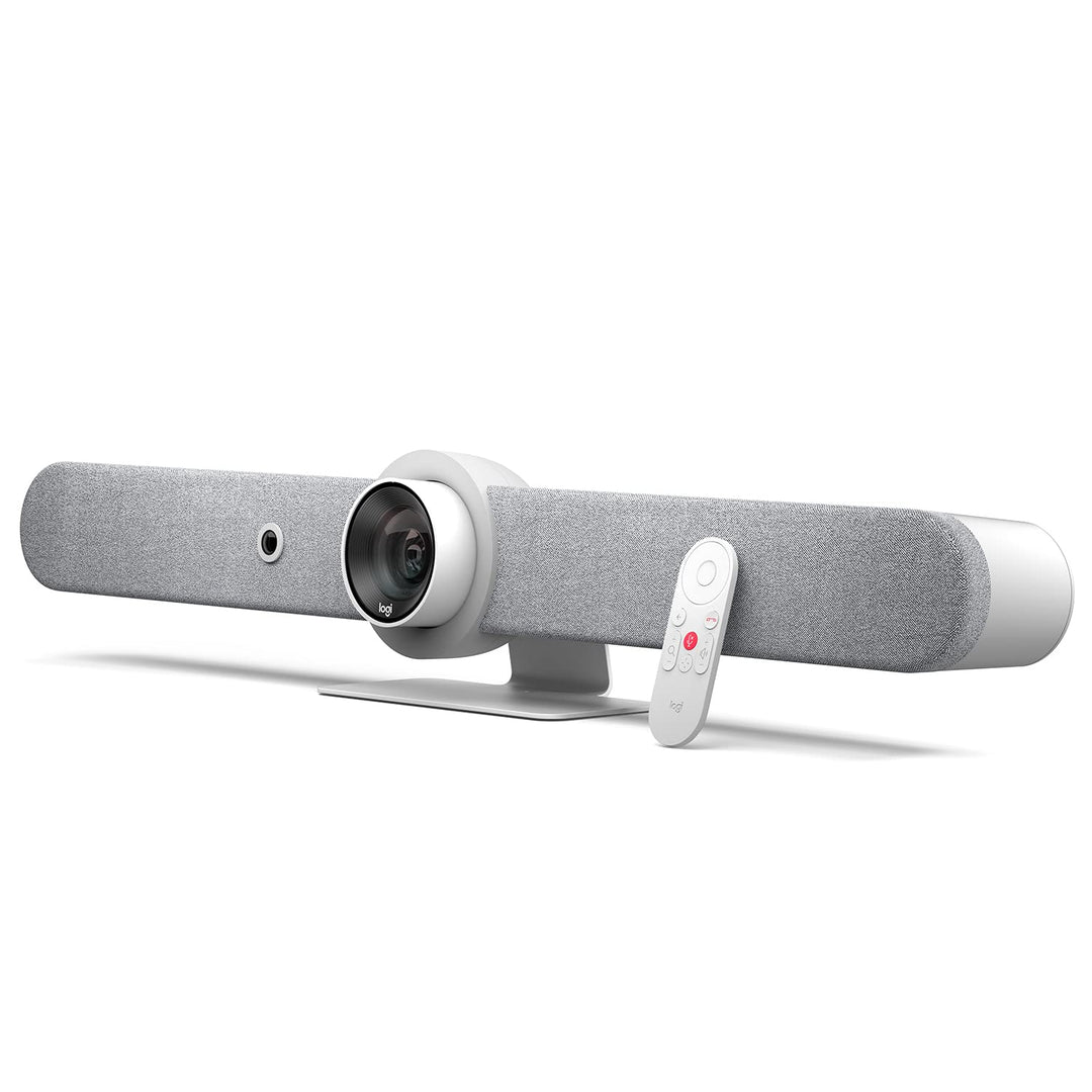 Logitech Rally Bar - 4K, 30fps, 90° FOV, 15x Zoom, Weiss
