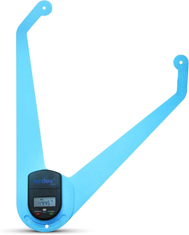 hedue® Digitale Messkluppe S301 - Kluppe als Wanddickenmessgerät, Dickenlehre, Glasdickenmesser digi
